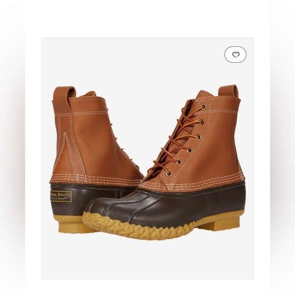 L.L. Bean Other - Men's Bean Boots by L.L. Bean Leather Waterproof Rubber Duck Boots Size: 12 M